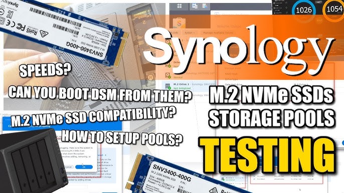 Use any M2 NVMe SSD as Storage Volume on Synology NAS 