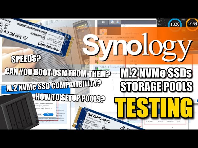 ru Held og lykke Trofast Synology M.2 NVMe Tests - Pools, Speeds, Compatibility & DSM Boot Tests -  YouTube