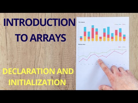Introduction to Arrays- Declaration & Initialization