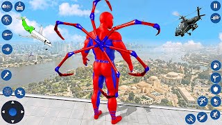 Red Spider Fighting Rope Superhero Rescue Civilians Part 8 - Android Gameplay screenshot 5