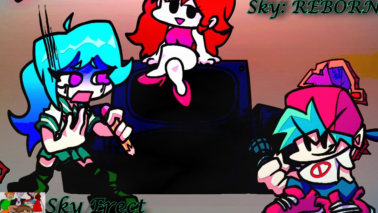 Friday Night Funkin' Sky: REBORN (Remake FNF Mod) It's Sky VS BF in Sky ...