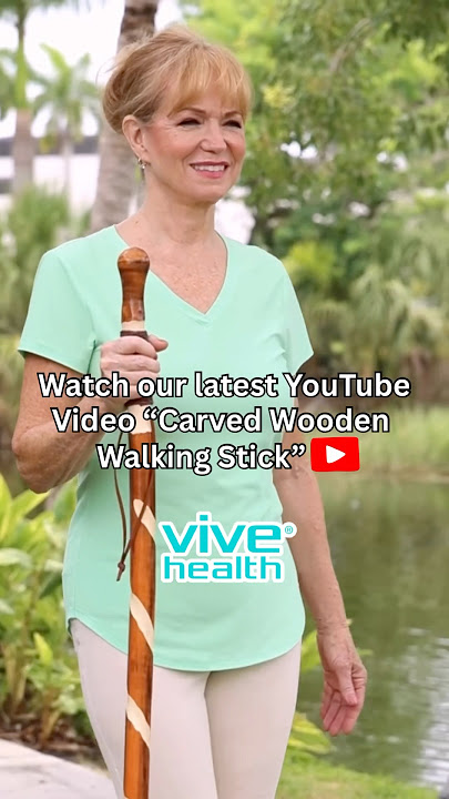 Why You Need This Stylish Carved Wooden Walking Stick! 🌲 #Shorts