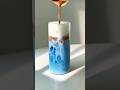 Aesthetic Butterfly Pea Iced Latte | The Ultimate Cloud Coffee Pour | Manfard Sweets #shorts