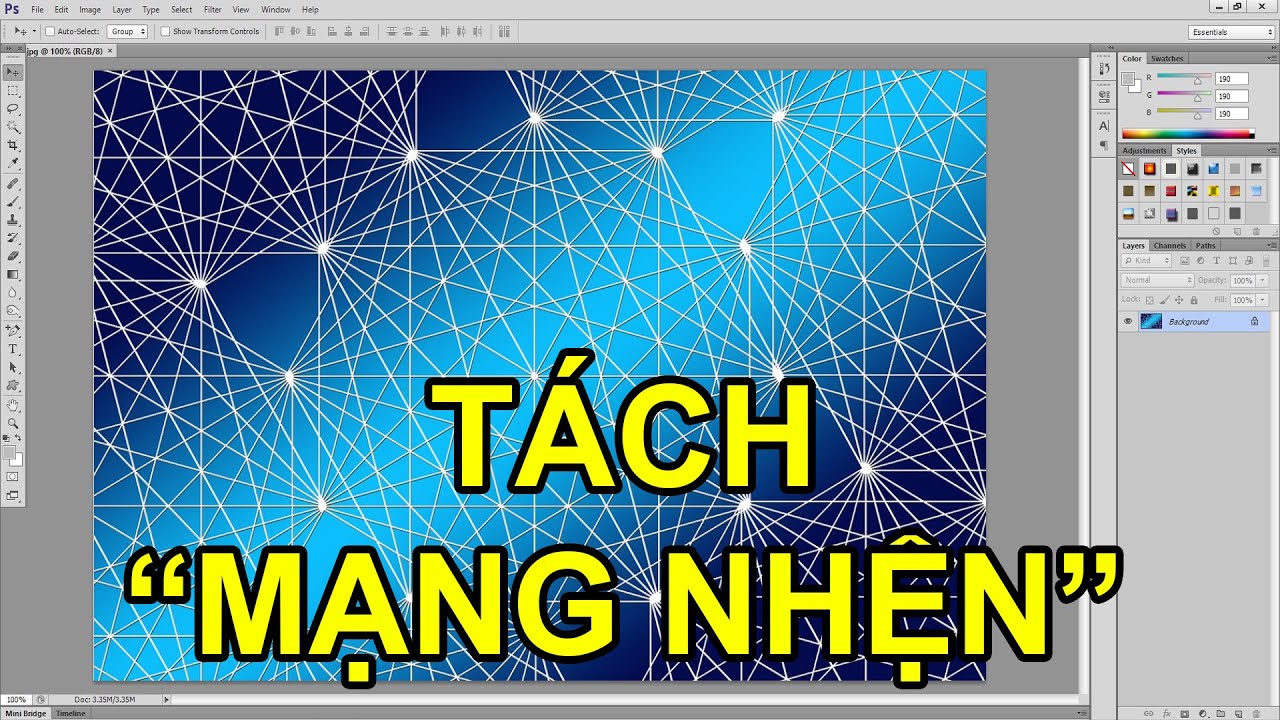 Hoc photoshop cs6: Mẹo tách \