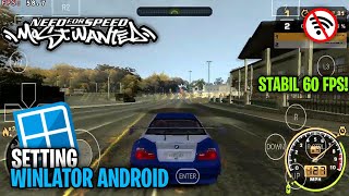 Test NFS Most Wanted | Winlator Android | Setting Game screenshot 1