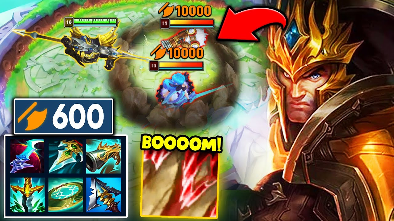 WHEN JARVAN HAS 600 AD AND 100% ARMOR PEN, YOU DIE IN 0.01 SECONDS