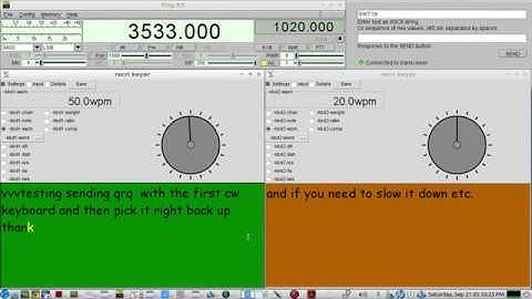 2 CW Keyboards are better than 1 CW Keyboard - use multiple instances of the AD5DZ CW Keyboard APP