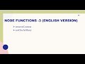 Node Functions 3 English Version
