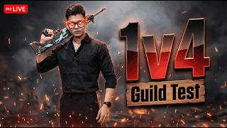 Free Fire MAX : 1 VS 2 GUILD TEST WITH SUBSCRIBER || UID RATING || GIVEAWAY ROOM .