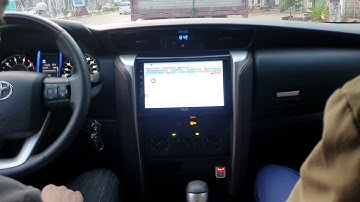 Toyota Fortuner lên màn android Oled C8s