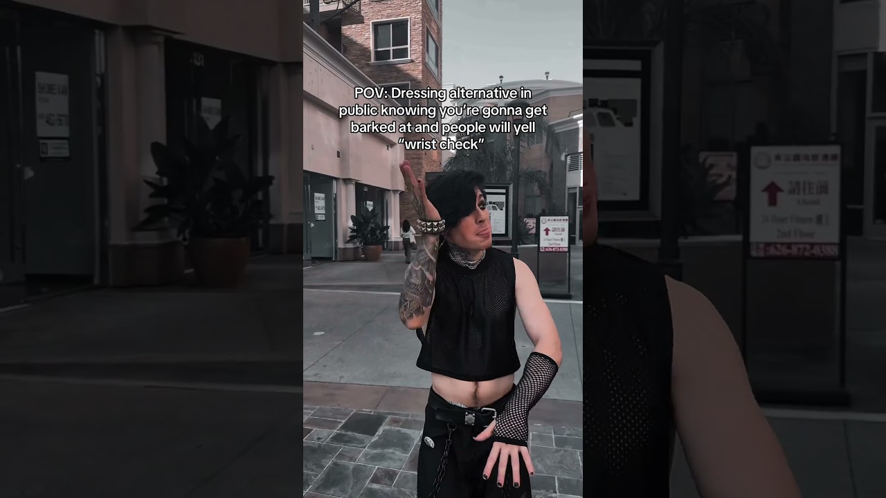 POV: getting barked at and “wrist checked” in public for being emo 🫢 