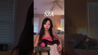 now this one’s rough…but here’s good days by sza #sza #guitar #electricguitar #riff
