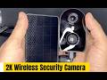 AOQEE 2K Wireless Security Camera | Smart PIR Detection, Color Night Vision, Solar Rechargeable