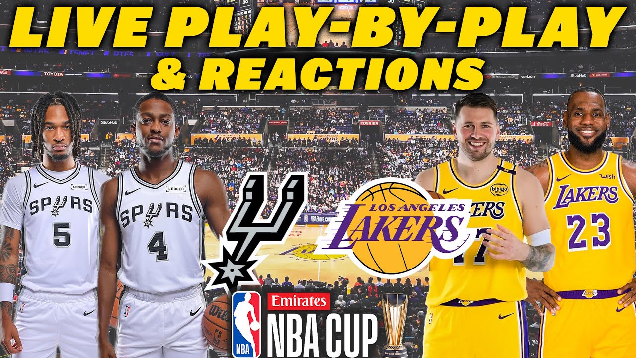 San Antonio Spurs vs Los Angeles Lakers Live Play-By-Play & Reactions