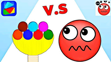 Hide Ball vs Color Block Builder - Logic Puzzle (Satisfying ASMR Mix Gameplay Infinity, Smile Balls)