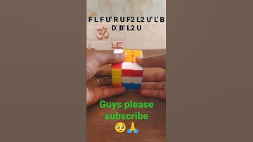 3×3 cube pattern part 5 #shorts