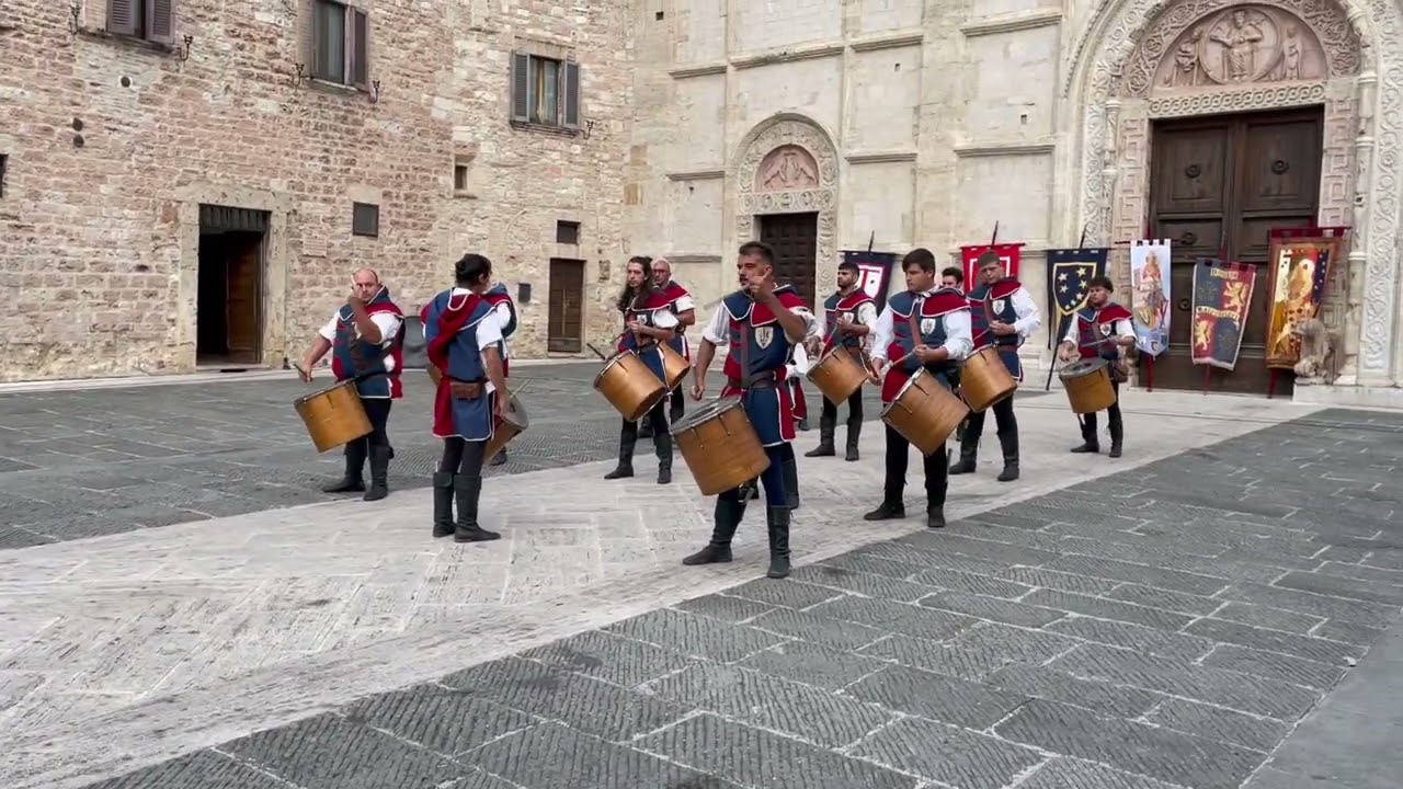 Gruppo Tamburini della Compagnia Balestrieri di Assisi - Palio di San Rufino 2023