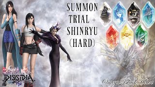 Dissidia: Final Fantasy NT- Summon Trial Hard & Shinryu (Ultimecia, Tifa, Rinoa)