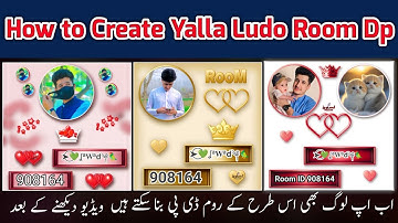 How to create yalla ludo stylish room dp | Make stylish dp for yalla ludo