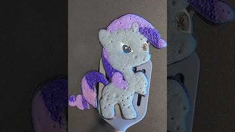 My Little Pony Pancake Art Challenge - Pinkie Pie, Starlight Glimmer, Rarity, Spike #shorts