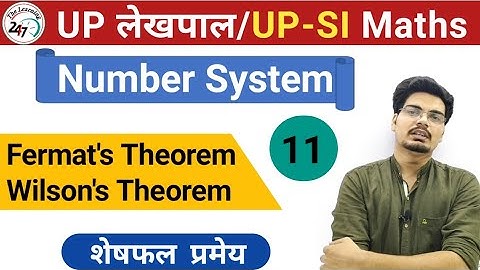 Number System Class-11 |  Fermat