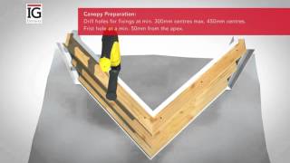 How to install an IG Elements Apex Ready-to-tile GRP Canopy