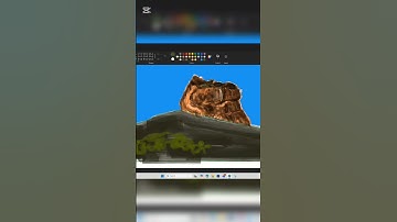Painting a "Sigiriya - Sri Lanka" in Microsoft - Paint