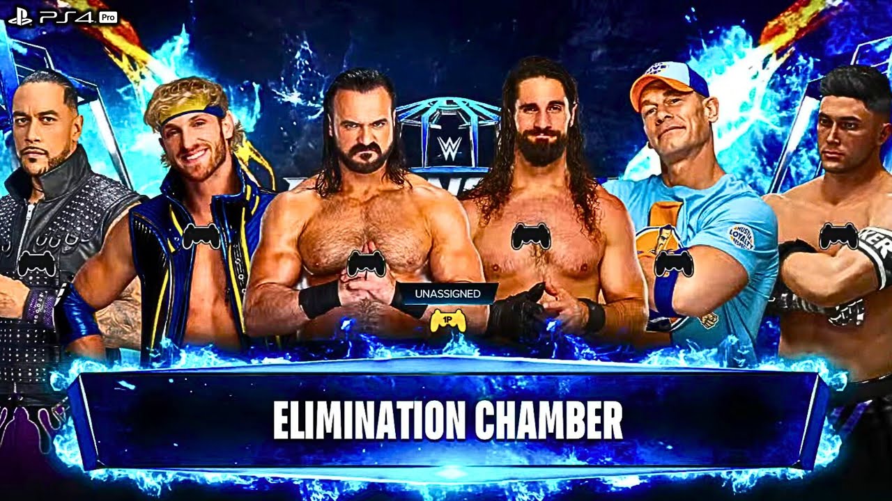 WWE 2K24 | Elemination Chamber 2025 : Gameplay!!! PS4 PRO