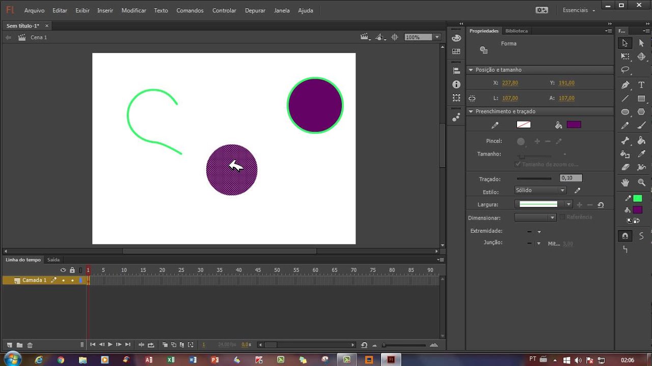 Apresentação Adobe Flash Professional CC Tutorial 5 - YouTube