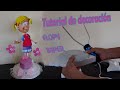 DIY, Flopy de Biper, tutorial de decoracion - centro de mesa Flopy para cumpleaños de niña