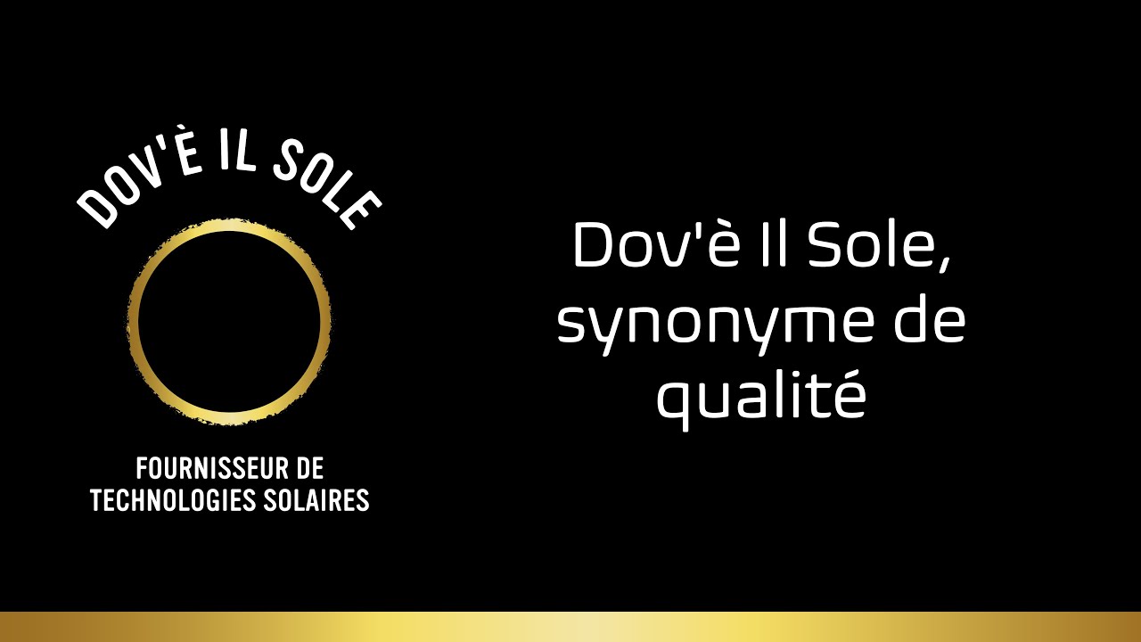 Dov'è Il Sole, synonyme de qualité YouTube