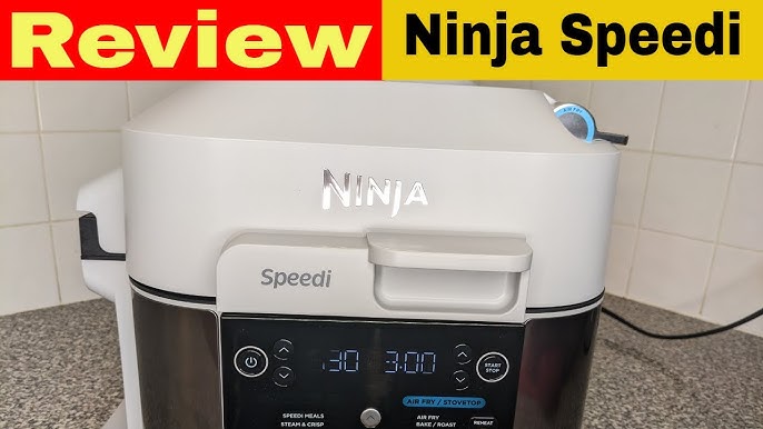 Ninja SF301 Speedi Rapid Cooker & Air Fryer, 6-Quart Capacity, 12-in-1  Functions to Steam, Bake, Roast, Sear, Saut, Slow Cook, Sous Vide & More,  15-Minute Speedi Meals All In One Pot, Sea