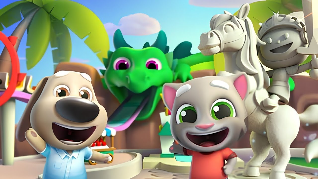 Tom Fun Derek Talking Tom Fun Fair Gameplay Android ios - YouTube