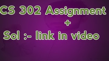 CS302 Assignment No 2