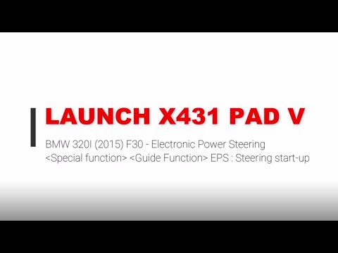 BMW 320I (2015) F30 EPS Coding by Launch X431 PAD V- launchx431.fr