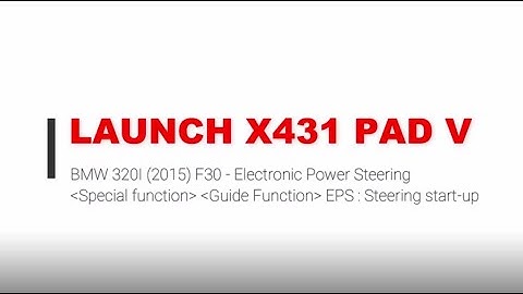 BMW 320I (2015) F30 EPS Coding by Launch X431 PAD V- launchx431.fr