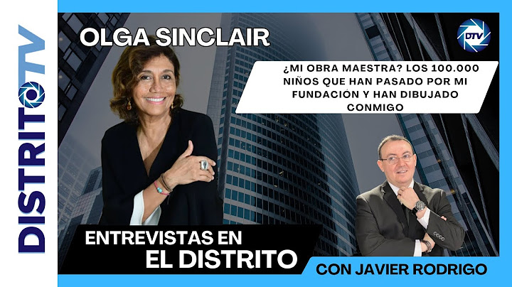 🔴ENTREVISTA A OLGA SINCLAIR: ¿MI OBRA MAESTRA? LOS 100.000 NIÑOS QUE HAN PASADO POR MI FUNDACIÓN