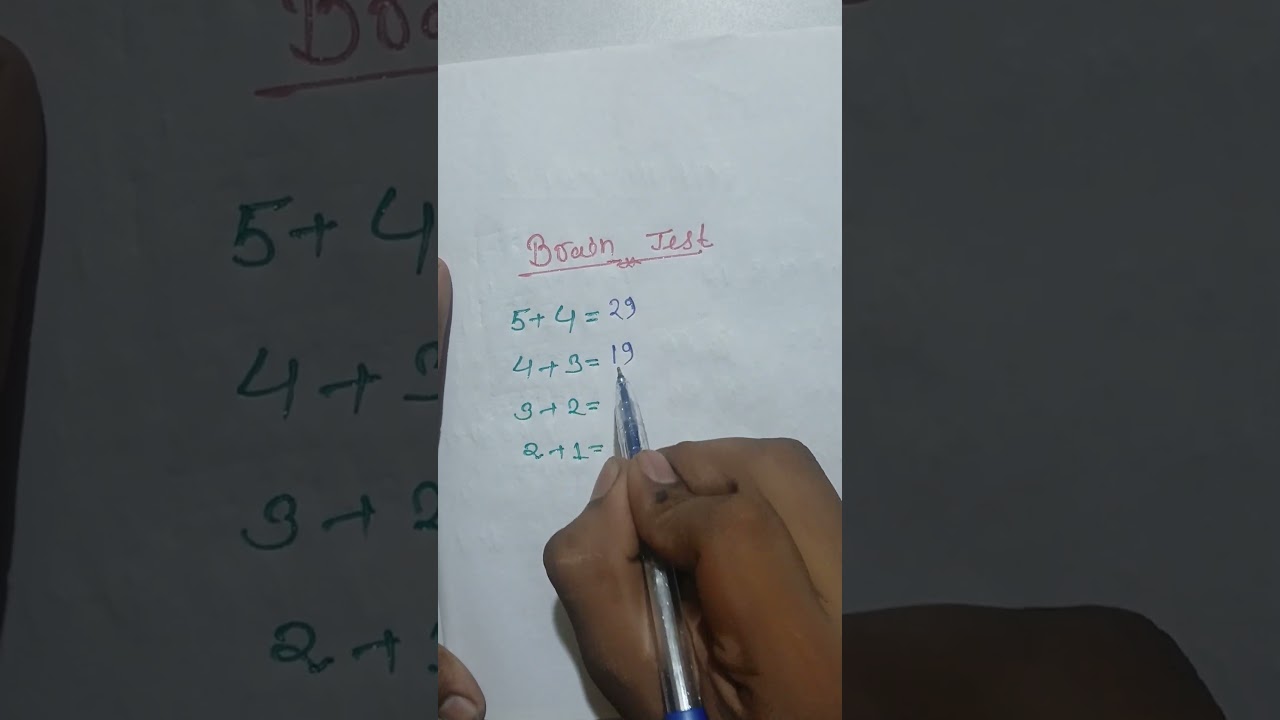 🤔Brain test of reasoning students 
