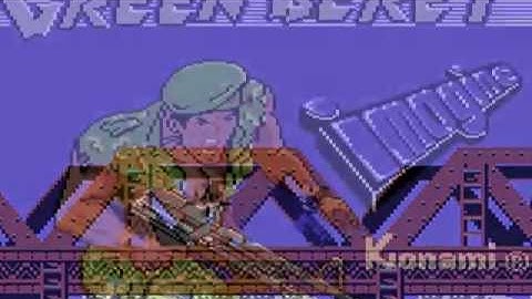 Commodore 64 Green Beret (1986) (Imagine Software)
