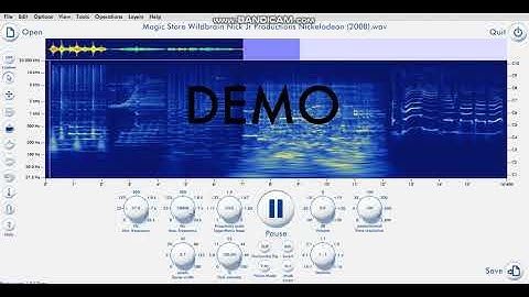 How to flip an audio called Upside Down Effect using Photosounder