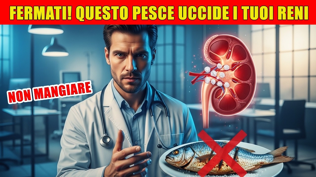 ATTENZIONE: Questo Pesce Sano sta Danneggiando i Tuoi Reni, (Consigli del Nefrologo per Over 60)