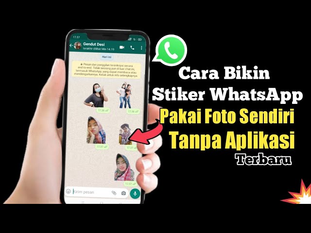 How to make WhatsApp stickers using your own photos without an application class=