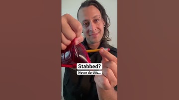 Thumbnail of Stabbed with a knife? Don’t do this… #medical #school