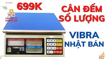 Cân Đếm Điện Tử ALC VIBRA – Cân Đếm Số Lượng Chính Xác Cao, Công Nghệ Nhật Bản 🇯🇵