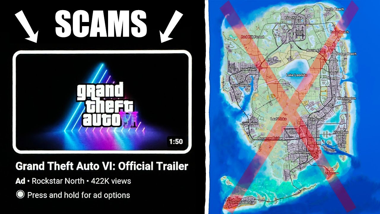 Viral GTA 6 map has fans convinced, but it's not real - Dexerto