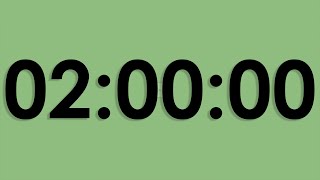 2 Hour Timer | 2 hours timer countdown 2h Timer Countdown 2 hours Stunden Countdown Timer