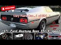 Super rare car 1 of 591 1971 ford mustang boss 351fastback  4speed all matching numbers