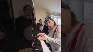 Playing my new song “Chasing wind”
