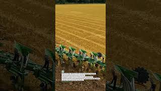 Precision Multi-Row Plowing Power in Action #FarmingTech #TractorLife #AgriPro