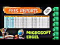 "Automatic Fees Management System in Microsoft Excel | Student Fees Record 2025"